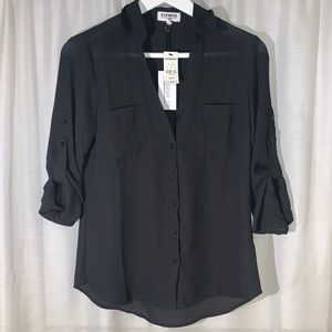 Express - Original Fit The Convertible Sleeve Shirt